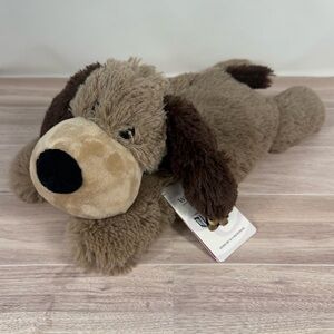 NWT Warmies Microwavable French Lavender Scent Lightly Weighted Plush Brown Dog